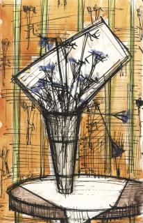 Bernard Buffet - Vase de fleurs