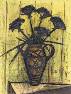 Bernard Buffet - Vase de Fleurs