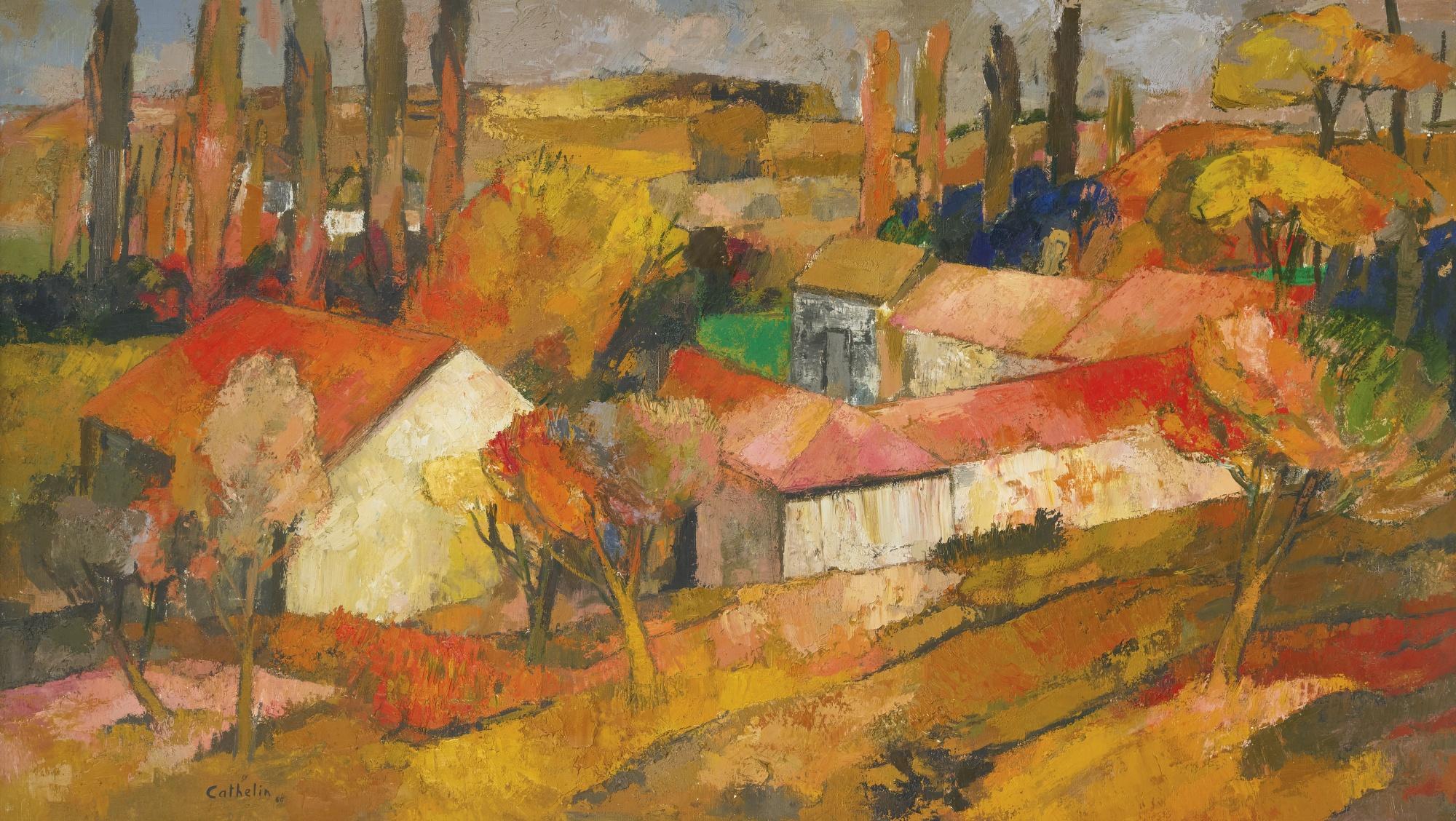 Bernard Cathelin - Automne Aux Rebattières