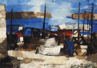 Bernard Cathelin - Boatyard