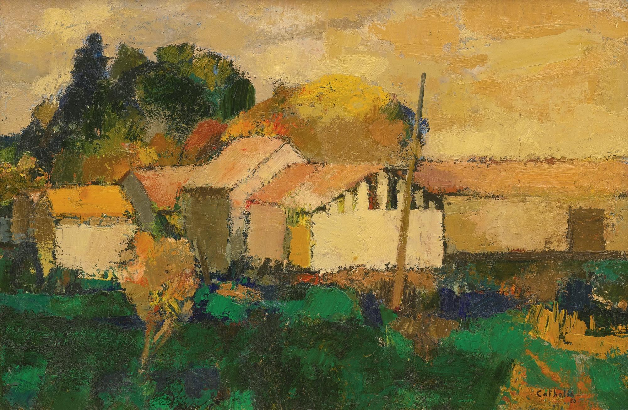 Bernard Cathelin - La Ferme De La Plaine, Montéléger