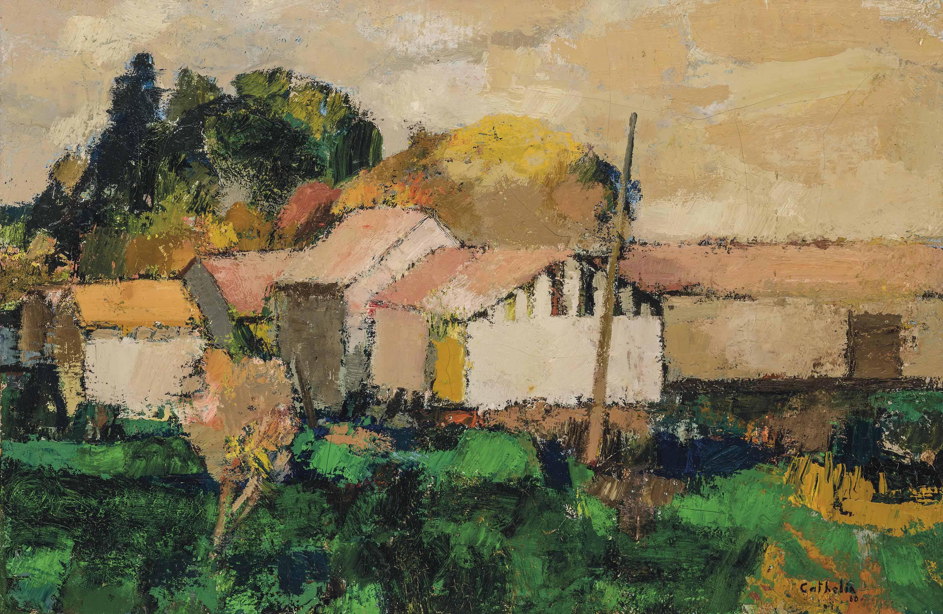 Bernard Cathelin - La ferme de la plaine, Montéléger