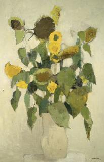 Bernard Cathelin - Les Tournesols