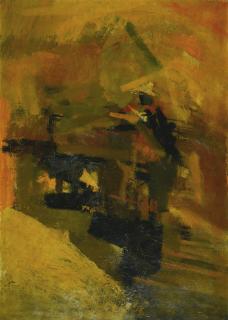 Bernard Cohen - Interior With Forms