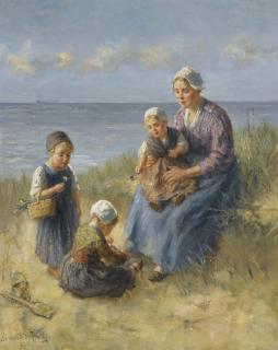 Bernard De Hoog - Dutch at The Seaside