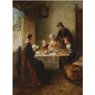 Bernard De Hoog - Dutch Feeding The Baby