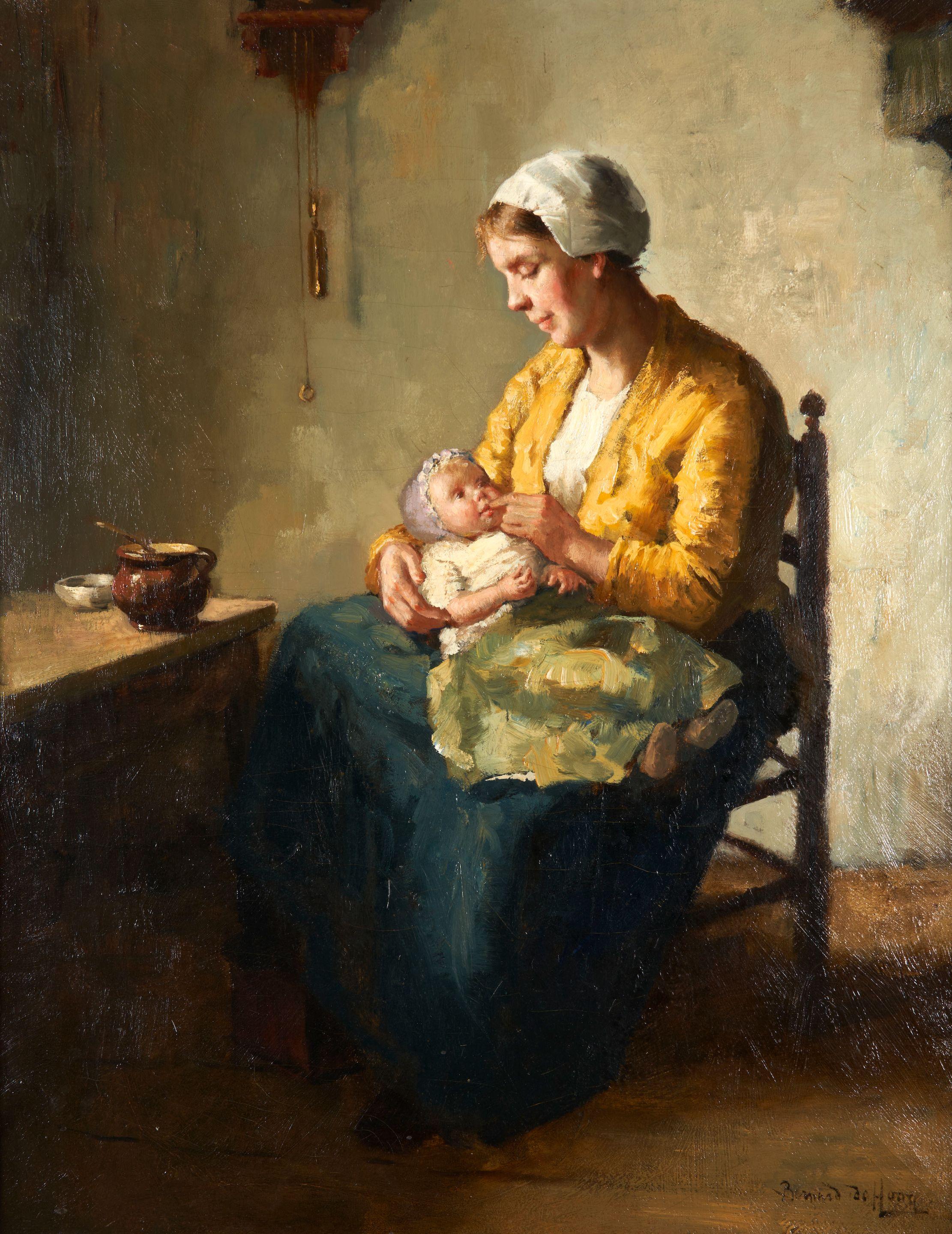 Bernard De Hoog - Tending to the Baby