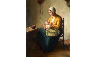 Bernard De Hoog - Tending to the Baby