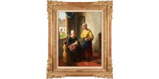 Bernard De Hoog - The Neighbour\'s Visit