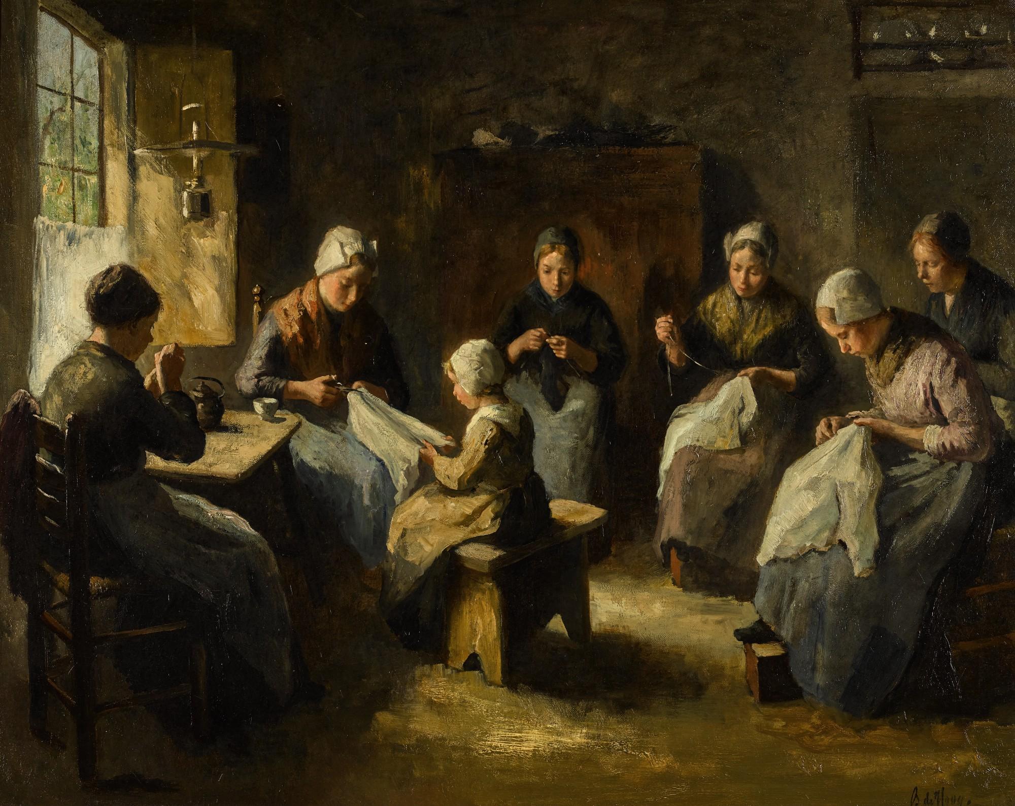 Bernard De Hoog - The Sewing Circle