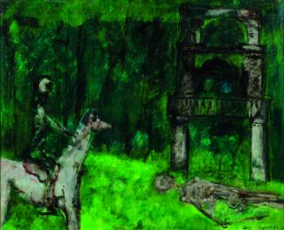 Bernard Dufour - Cavalier, Ruine, Squelette