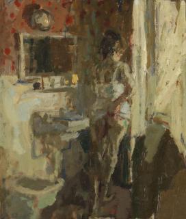 Bernard Dunstan R.A., R.W.A., N.E.A.C., H.P.S. - Girl Dressing