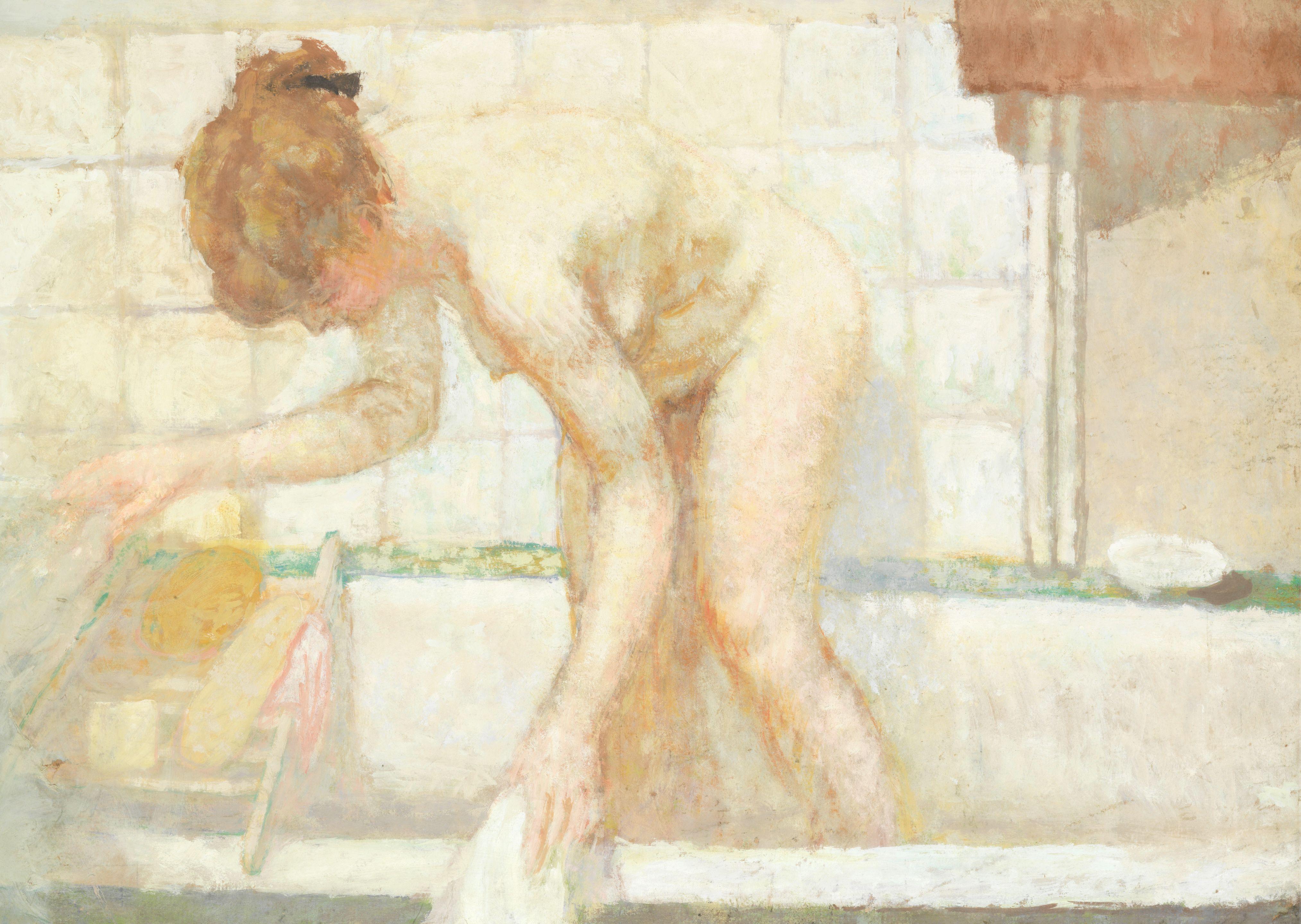 Bernard Dunstan R.A., R.W.A., N.E.A.C., H.P.S. - Morning Bath