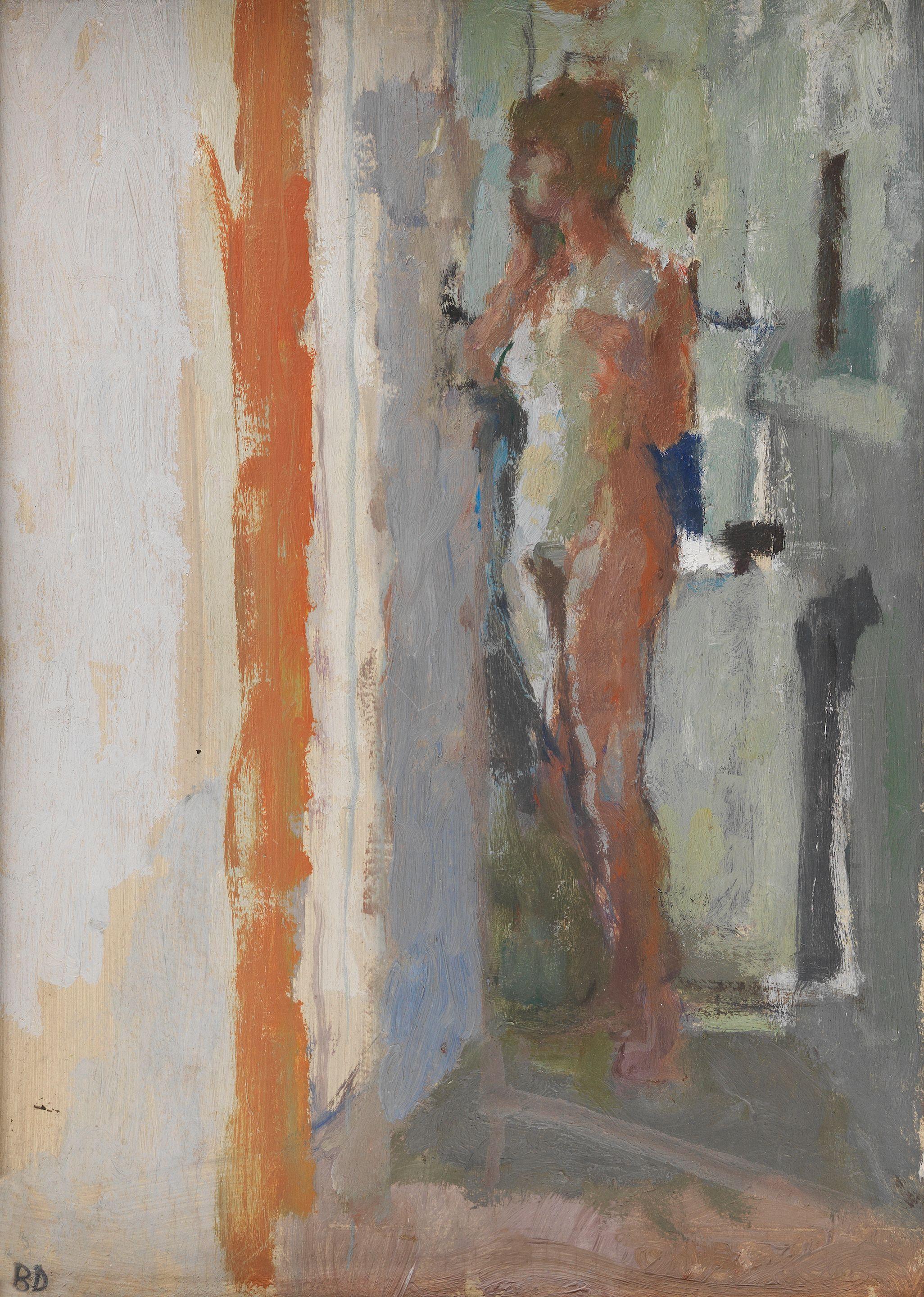 Bernard Dunstan R.A., R.W.A., N.E.A.C., H.P.S. - Nude In Bathroom