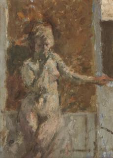 Bernard Dunstan R.A., R.W.A., N.E.A.C., H.P.S. - Nude Standing