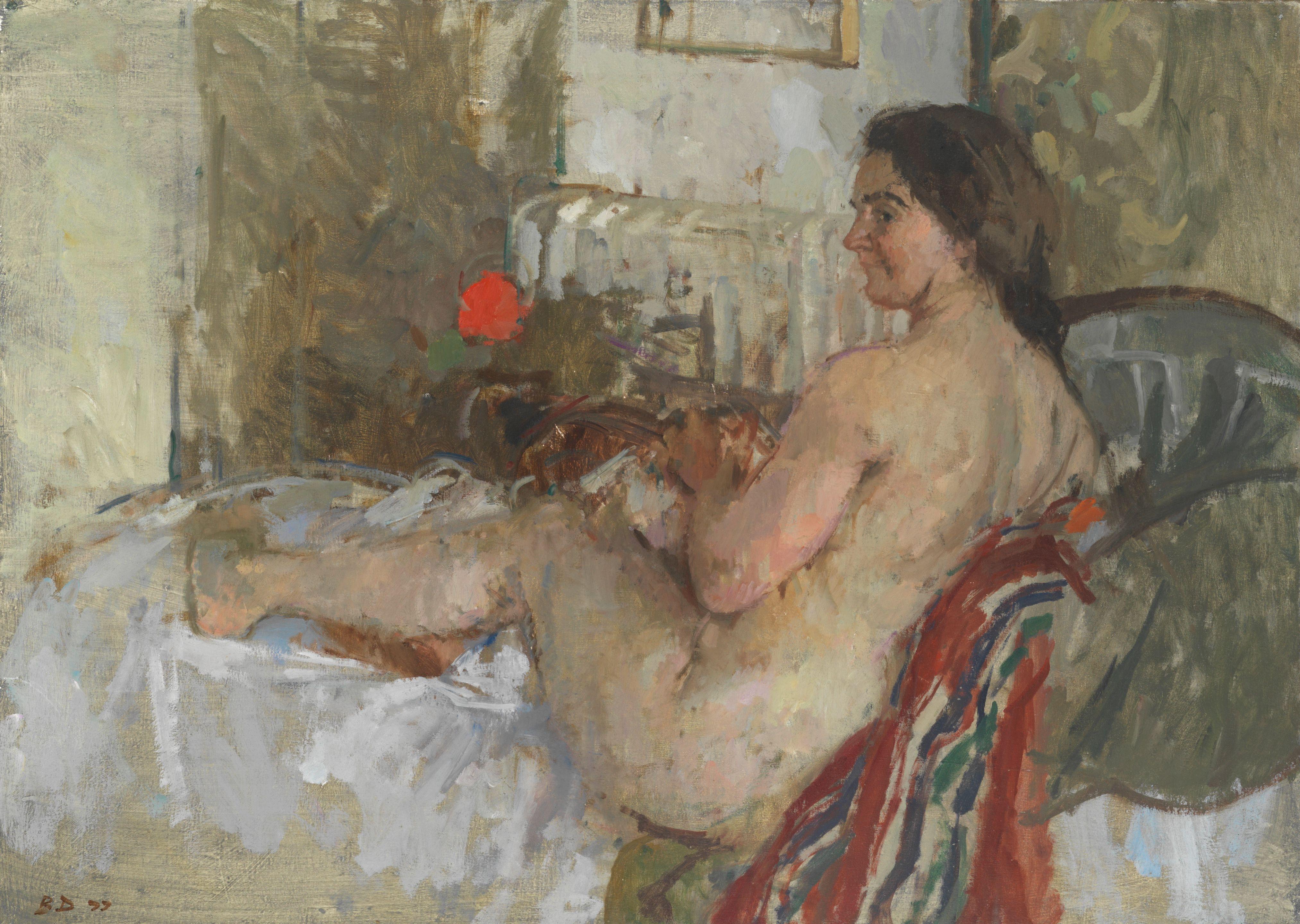 Bernard Dunstan R.A., R.W.A., N.E.A.C., H.P.S. - Reclining Nude