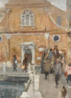 Bernard Dunstan R.A., R.W.A., N.E.A.C., H.P.S. - San Martino, Venice