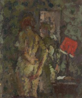 Bernard Dunstan R.A., R.W.A., N.E.A.C., H.P.S. - Standing Nude