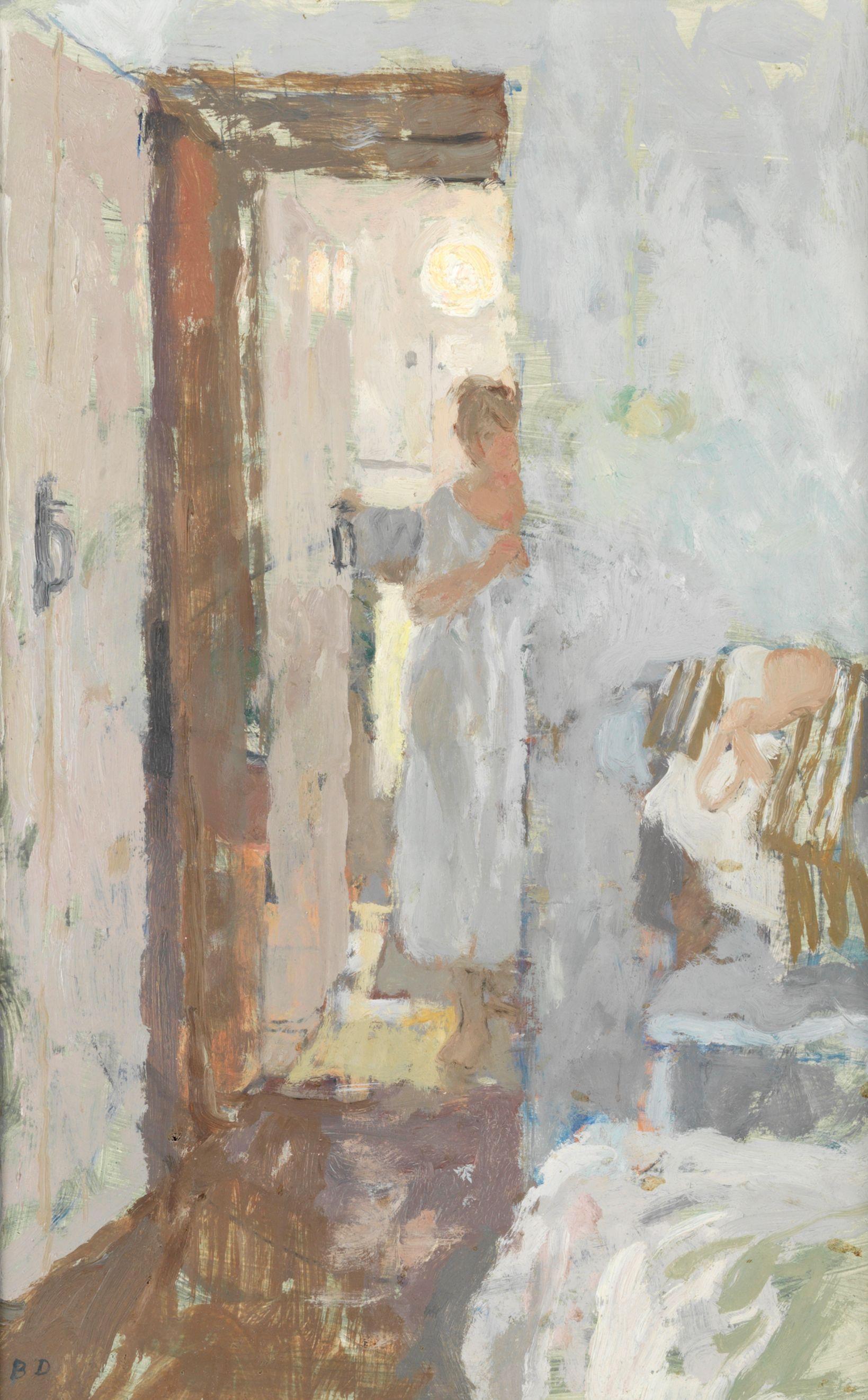 Bernard Dunstan R.A., R.W.A., N.E.A.C., H.P.S. - The Bathroom Doorway