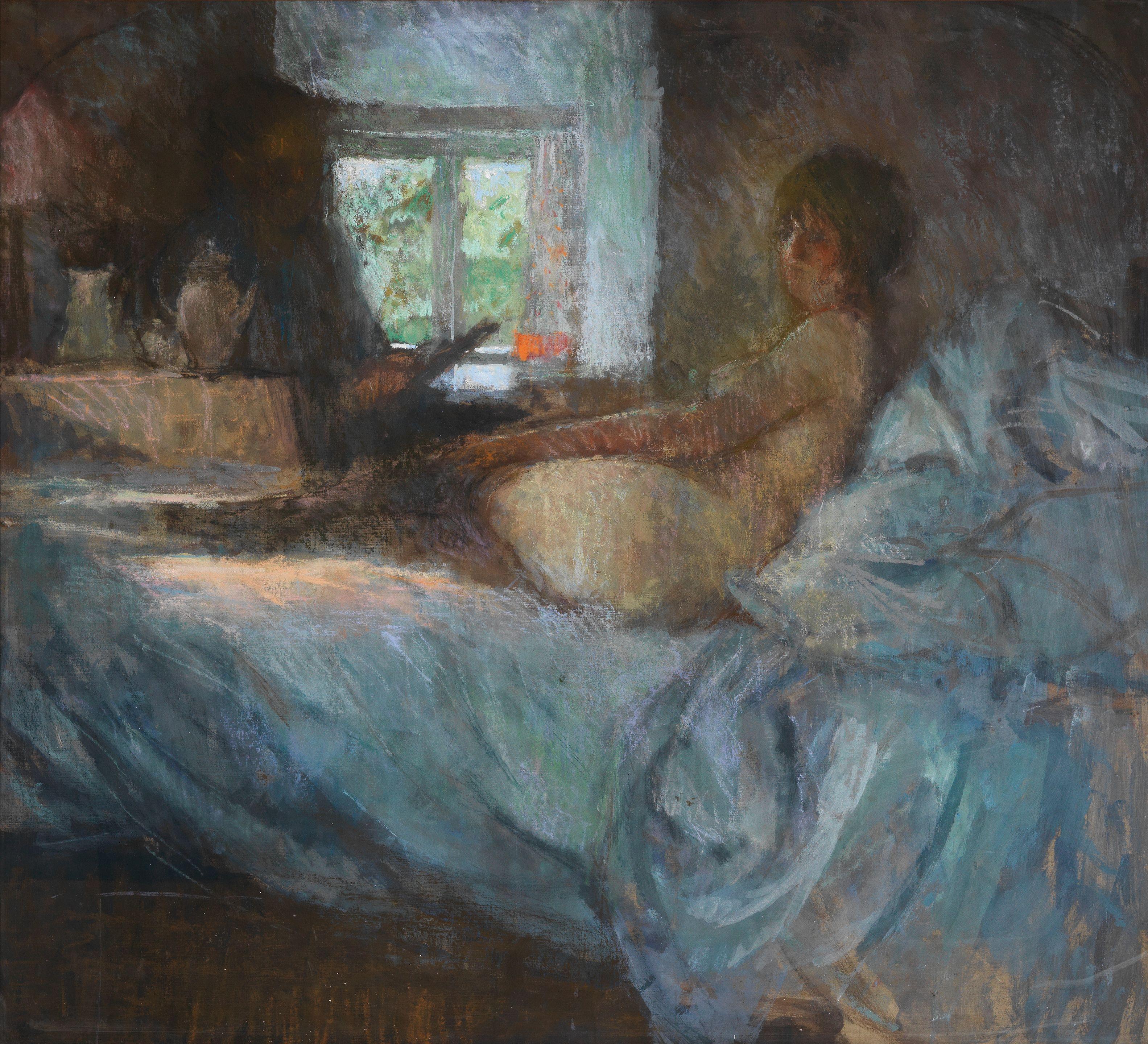 Bernard Dunstan R.A., R.W.A., N.E.A.C., H.P.S. - The Morning Sitting