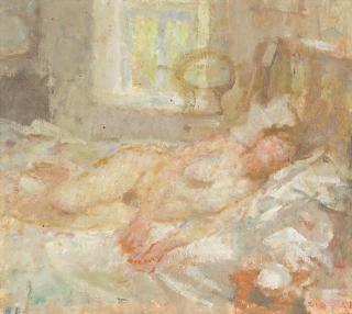 Bernard Dunstan R.A., R.W.A., N.E.A.C., H.P.S. - Waking