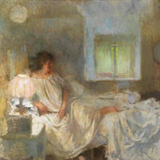 Bernard Dunstan R.A., R.W.A., N.E.A.C., H.P.S. - Winter Morning