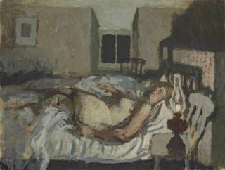 Bernard Dunstan, R.A. - Cottage Bedroom