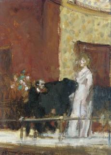 Bernard Dunstan, R.A. - Eileen Hulse at the Wigmore Hall