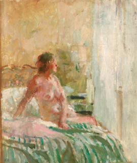 Bernard Dunstan, R.A. - Nude, Venice