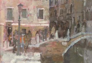 Bernard Dunstan, R.A. - Ponte Manin