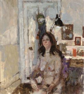 Bernard Dunstan, R.A. - Seated Nude