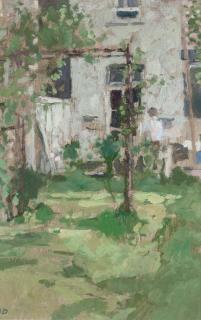 Bernard Dunstan, R.A. - The back garden