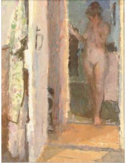 Bernard Dunstan, R.A. - The Bathroom Doorway
