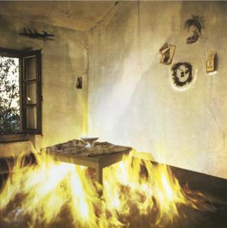 Bernard Faucon - La Chambre qui brûle; et Les Papiers qui volent