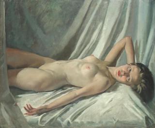 Bernard Fleetwood-Walker - Reclining nude