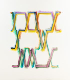 Bernard Frize - Quatre fois trois.F