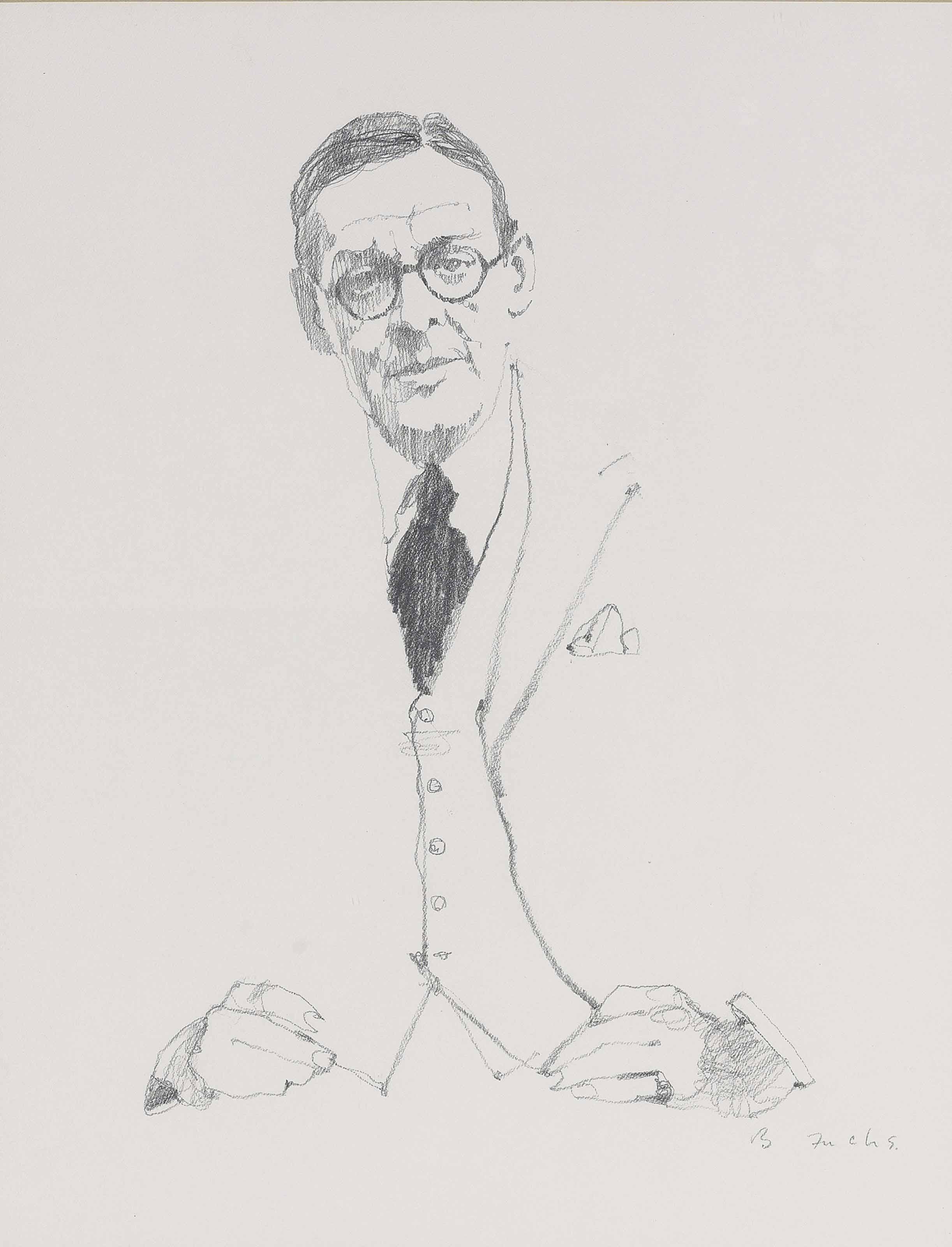 Bernard Fuchs - Portrait Of T.S. Eliot