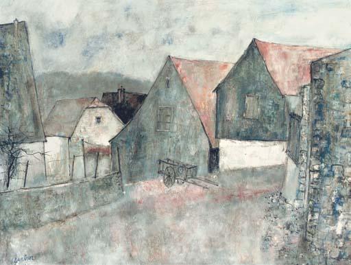 Bernard Gantner - Village en Alsace