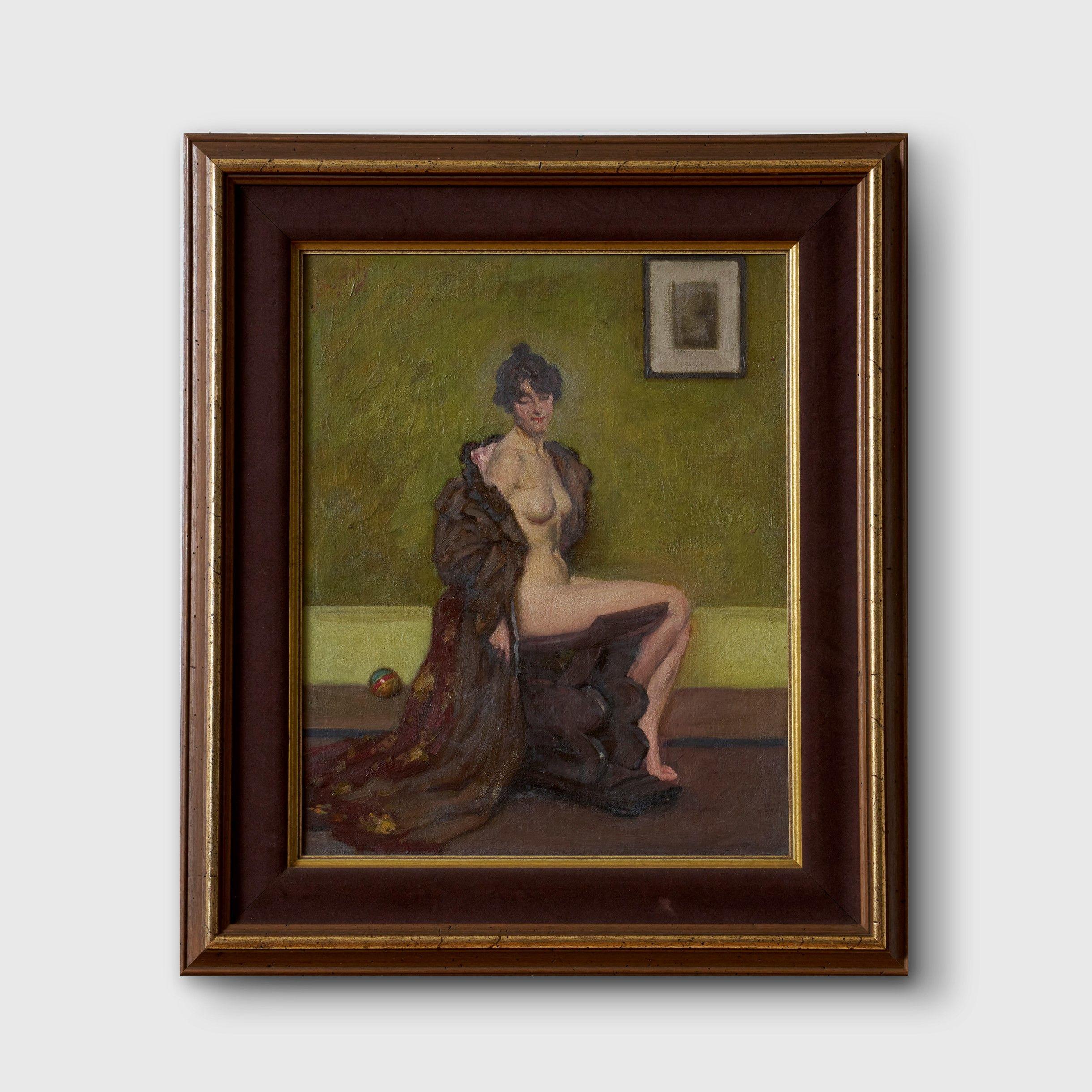 Bernard Hall - The Silk Robe, c.1910