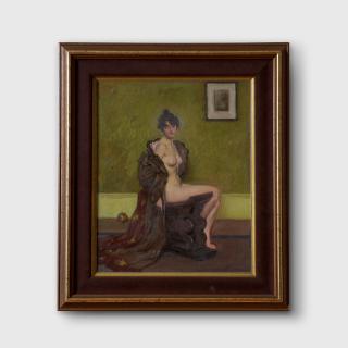 Bernard Hall - The Silk Robe, c.1910