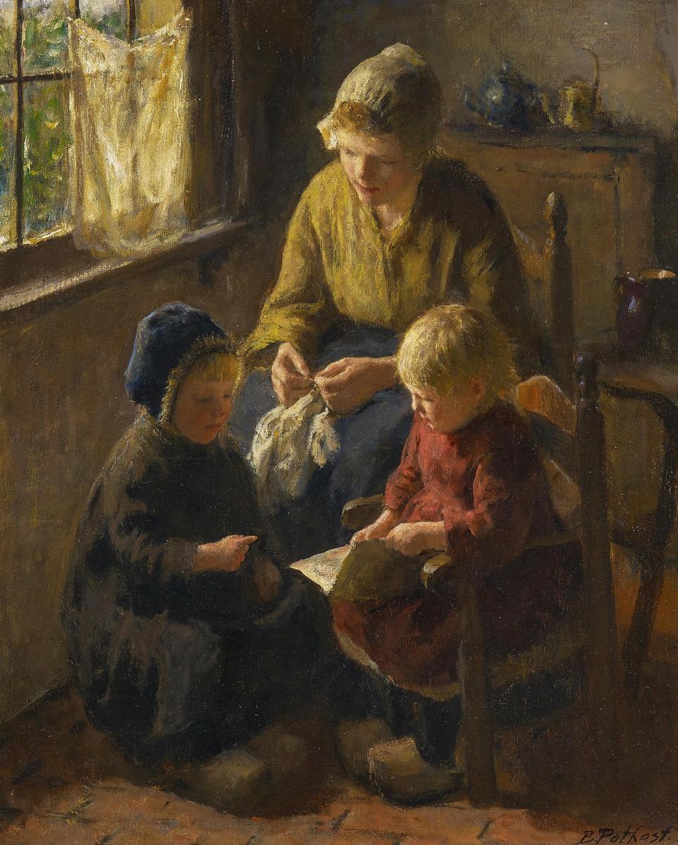 Bernard Jean Corneille Pothast - Die Lesestunde