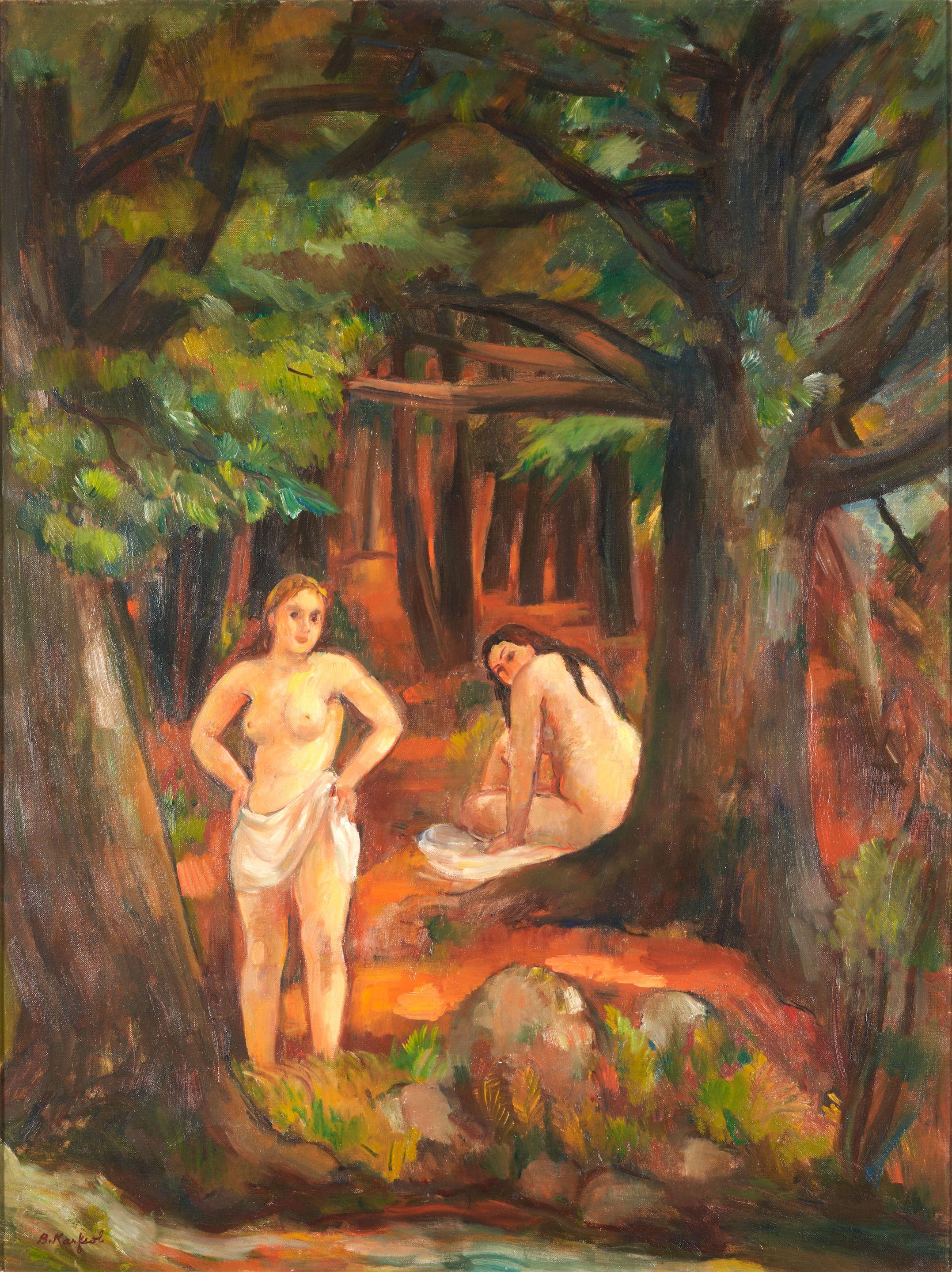 Bernard Karfiol - Bathers in a Pine Woods