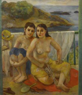 Bernard Karfiol - Repose On Balcony