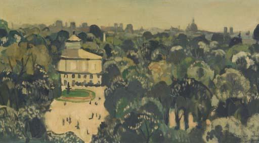 Bernard Lamotte - A View of A Park, Paris