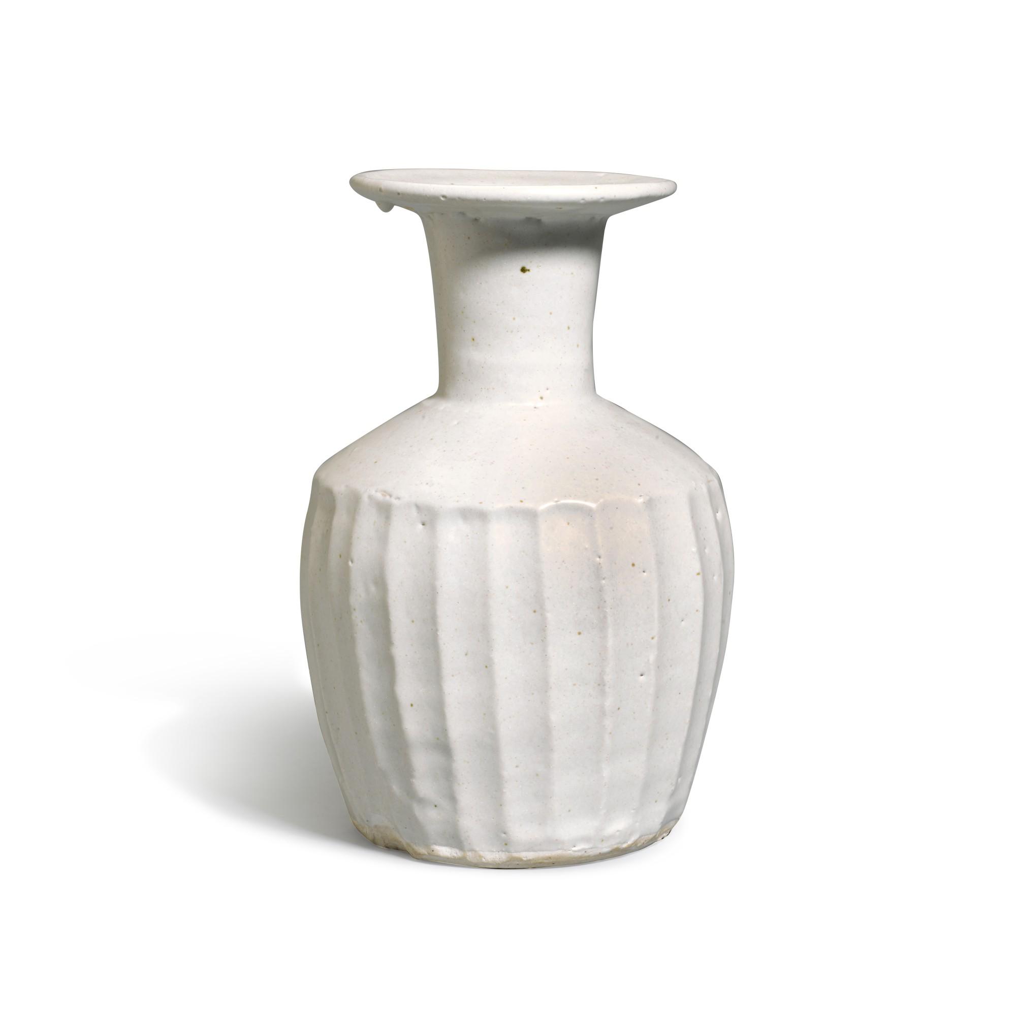 Bernard Leach - Fluted Bottle Vase