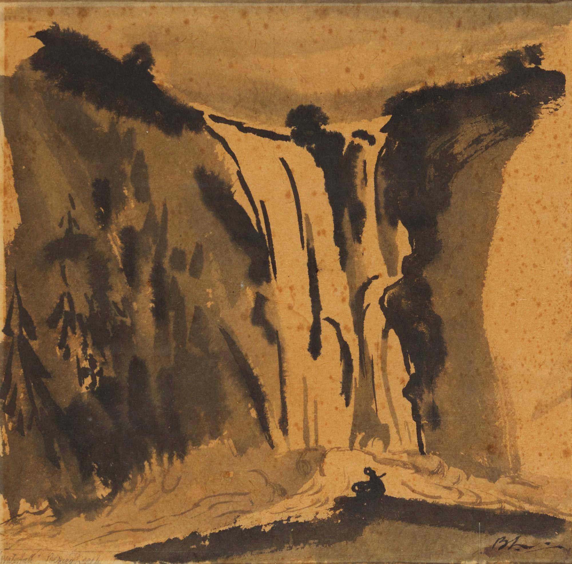 Bernard Leach - JAPANESE WATERFALL