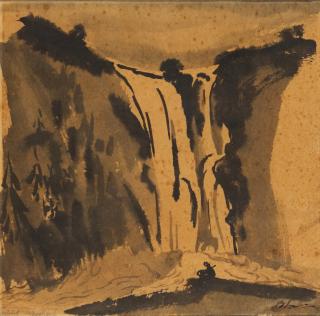 Bernard Leach - JAPANESE WATERFALL