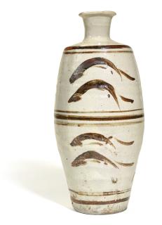 Bernard Leach - Vase With \'Leaping Fish\' Design