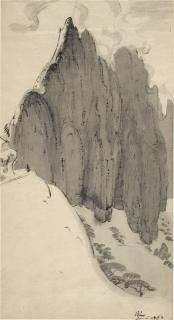 Bernard Leach - VOLCANIC PEAKS, HAWAII