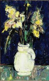 Bernard Lorjou - La cruche de fleurs